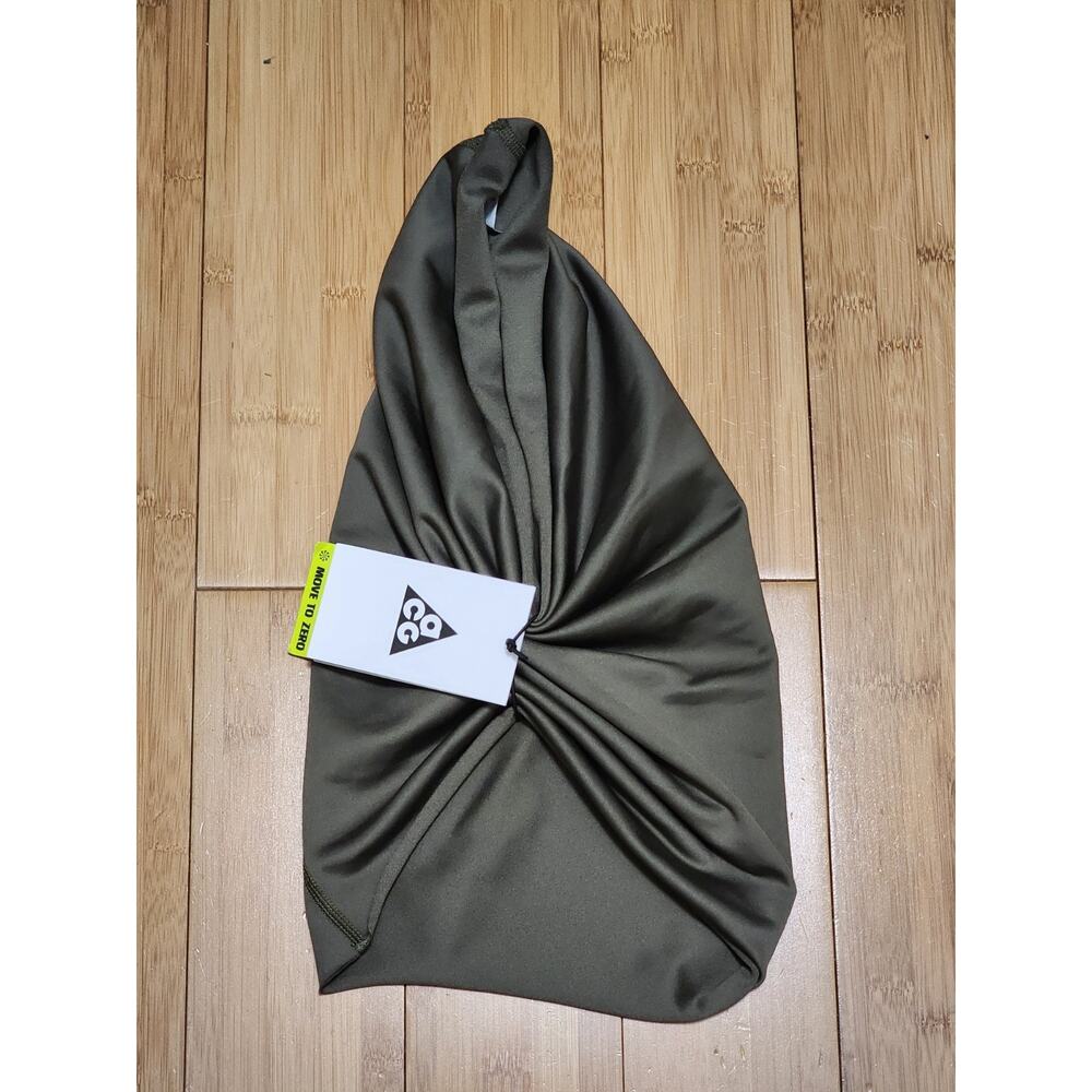 Nike Neck Wrap ACG Adult Medium Olive White Neckwarmer Stretch Reversible Sports